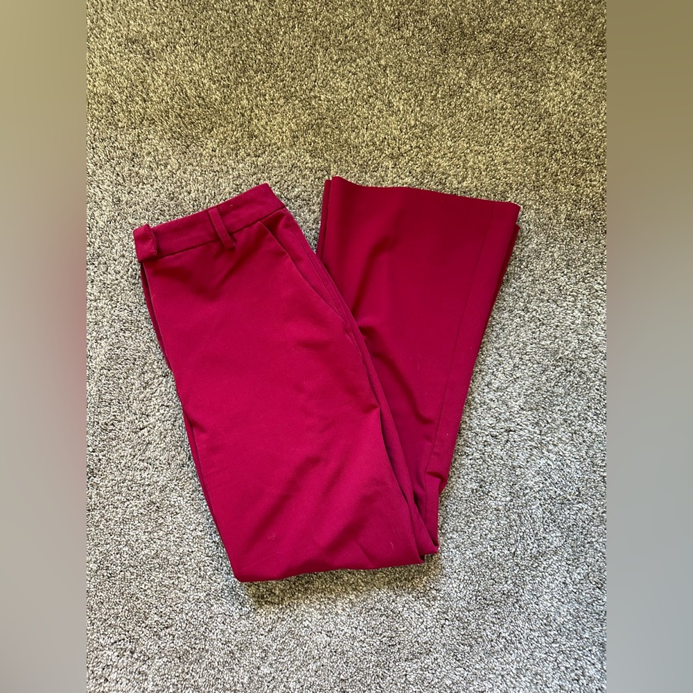 Topshop Red Pants
